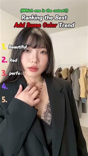 Ranking The Best Add Some Color Trend ✨#tiktoktrend #fypシ゚viral #ranking #usa #addsomecolor