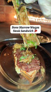 Al Maskoof Al Iraqi’s iconic bone marrow wagyu steak sandwich 🥩😮‍💨🇮🇶 📍 @almaskoof_ is located on Al Wasl Road #steaksandwich #bonemarrow #dubaifood #dubai #uae | The Dubai List