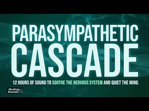 Parasympathetic Cascade 🌿 | 12 HOURS + BLACK SCREEN | Deep Nervous System Reset Sound
