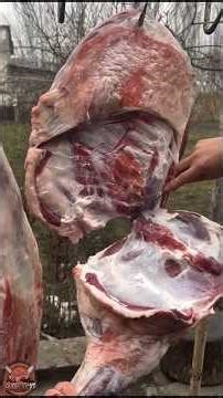Mutton Cutting Skills | Professional Meat Cutting Process | Butcher Mastery#beefcutting #butcherscut