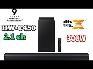Samsung HW-C450 2.1ch Soundbar w/DTS:Virtual X (2023) | Overview!💯❤