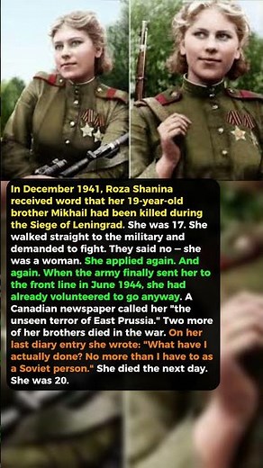 She Was 20 Years Old, Had 59 Kills — and Kept Running Back Into the War They Begged Her to Leave