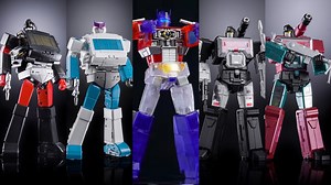 新品更新:彩透G1擎天柱,镜像救护车铁皮放大镜感知器 变形金刚Yolopark AMK Pro限定透明柱,X社MP比例