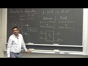 Lecture 7: Deutsch-Jozsa and Grover - Intro to Quantum Information Science and Technology(2023)