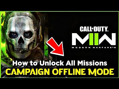 How To Unlock All Missions – Call of Duty MW II | Offline Save File | Full Campaign Unlock