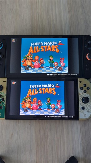 Super Mario All Stars- Nintendo Switch 2 vs Switch OLED Speed Comparison