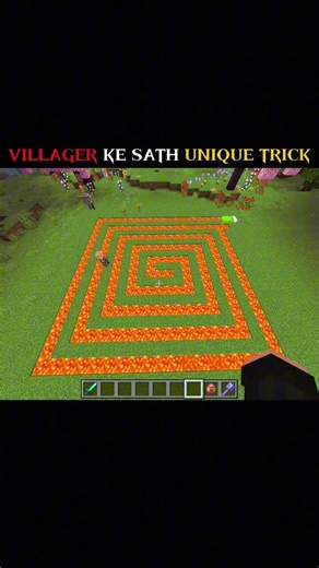 Villager ke sath ye kya ker diya 🤯😅🤣 #minecraft #shorts #shortsfeed #viral