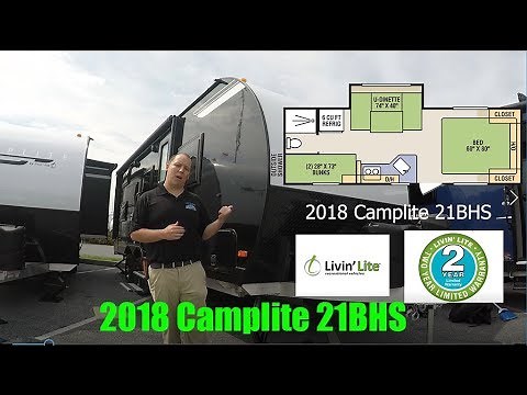 2018 Camplite 21BHS Livin' Lite RV All Aluminum Travel Trailers