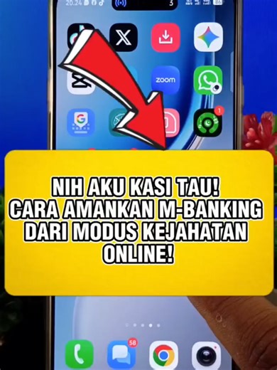 NIH AKU KASI TAU! CARA AMANKAN M-BANKING DARI MODUS KEJAHATAN ONLINE! #tipsandroid #tipsrahasia #tutorialviral #trikandroid #androidtricks #tutorialhp #tutorial