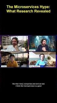 The Microservices Hype: What Research Revealed #Shorts