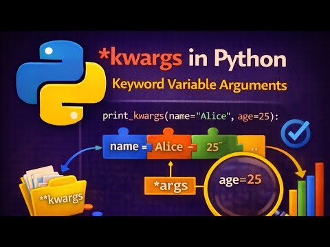 **kwargs in Python | Keyword Variable Arguments