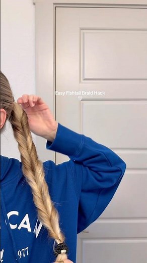 How to do a fishtail braid without struggling 👀