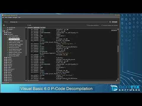 VB Decompiler - Visual Basic 6.0 P-Code Decompilation