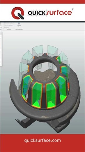Mesh to CAD: Broken Drive Coupling from 3D Scan | QUICKSURFACE