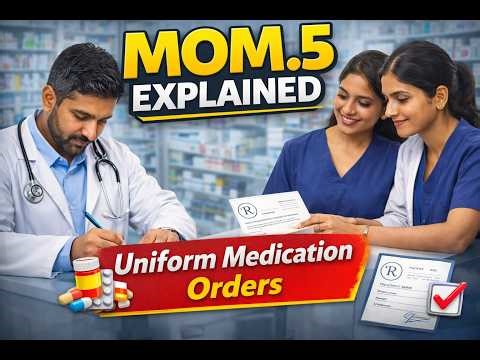 MOM.5 Uniform Medication Orders | NABH Standards Explained | Safe Prescription Writing