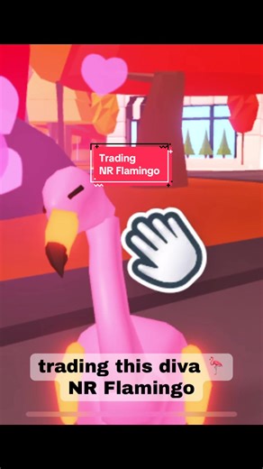 love her 🦩 NR Flamingo (71.5 on elve) (tiktok its just a game!) #adoptme #trading #adoptmetrading #flamingo #roblox