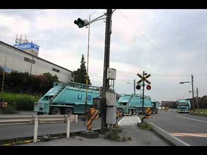 宇部興産専用道路 踏切