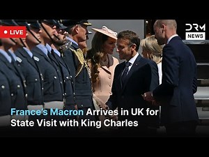LIVE: France’s Macron Arrives in UK for State Visit with King Charles | AC1G