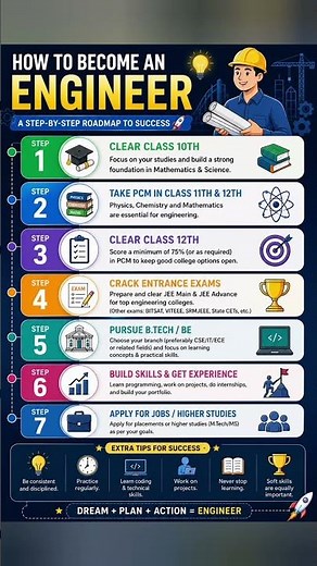 🚀 How To Become An Engineer From Class 10 | Complete Roadmap
