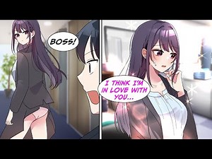 [Manga Dub] My beautiful boss' underwear was showing so I told her, then... [RomCom]