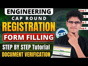 Engineering CAP Registration Form Filling | Application Form Filling Step By Step | Full Tutorial
