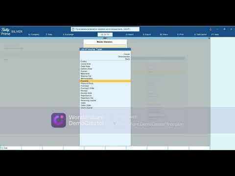 How to enter bill number in tally prime #easy tutorial