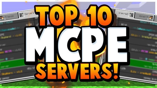 Top 10 MCPE servers! 😱 - Minecraft PE (Pocket Edition)