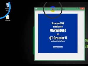 Crear aplicación de Escritorio C++ con SWF en Qt Creator