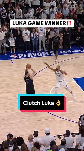@Luka in the clutch 👌⭐️ #NBA #NBAPlayoffs #LukaDoncic #clutch | luka game winner