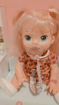 Piercing my Baby Alive Dolls ears!!💕🫧🪸🌊 #babyalive #aesthetic #doll #cute #babydoll #cutedolls