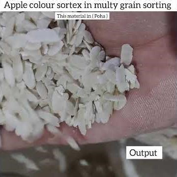 👉 "Poha Sorting Machine | Apple Color Sorter | Latest Grain Sorting Technology"