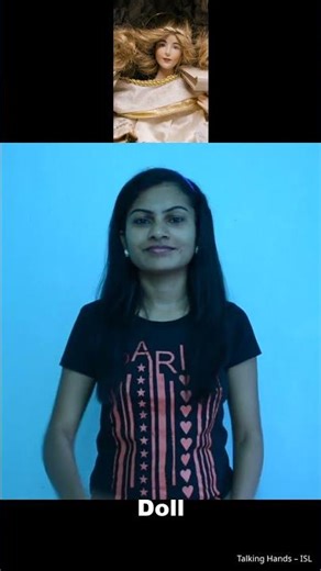 How to Say "Doll" in Sign Language | ISL | #Shorts