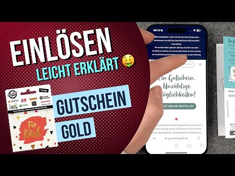 Gutschein GOLD einlösen 2024: So geht's!