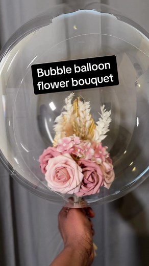 Learn to Make a Beautiful Bubble Balloon Flower Bouquet