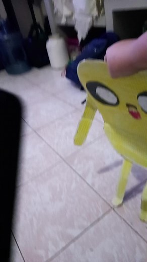 Cardboard Cartoon Character Animation in a Cluttered Room