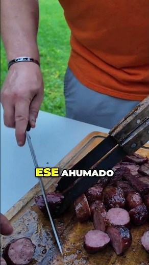 We tried the reddest and smokiest Argentinian chorizo! 🇦🇷🔥