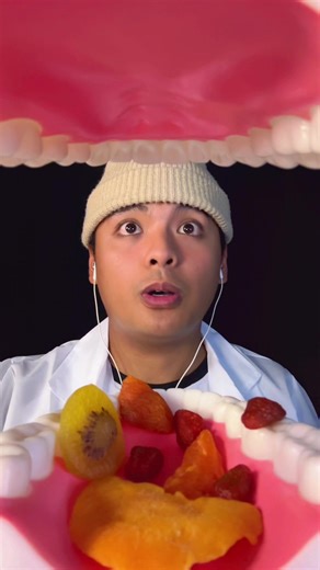 ASMR Dentist Roleplay: Enjoy Eating Sounds