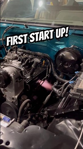 Quick Start Up Of The 5.7 Vortec with standalone engine harness #obs #truck