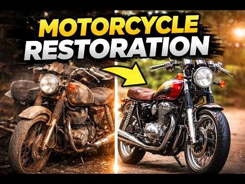 Rusty Motorcycle Restoration | Turning a Junk Bike Into a Brand New Machine (Full Restoration)