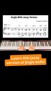 Learn this jazzy version of jingle bells! 2 more days till Christmas 🙂 🔔 Comment “JINGLE” for score 🌟 #jazzninja #jazzpiano #jazzimprovisation #christmasjazz #christmas #improv #improvisation #jinglebells | Jordan Wei