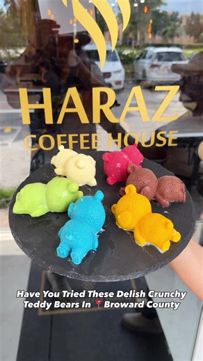 Haraz Coffee House iced pumpkin latte and new sweet treats Broward
