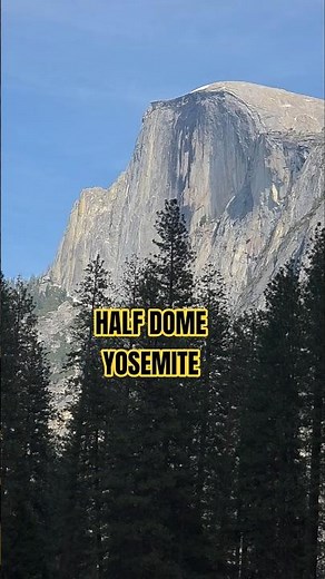 Half Dome in 1 Day Yosemite Trip?! 🏔️ #Shorts #yosemite #halfdome