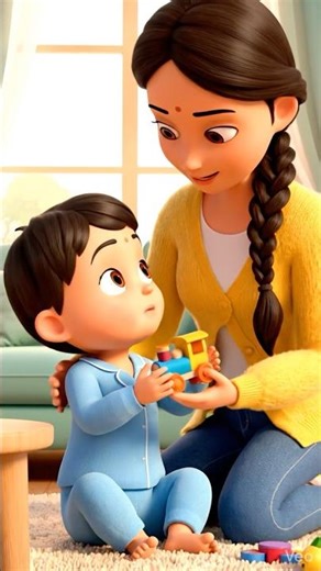 जब मम्मा ने दिया प्यारा सरप्राइज़ 😍 #ytshorts #animation #shorts