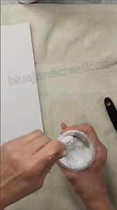 DIY texture paste...🩵 #craftaddict #diyproject #crafttips