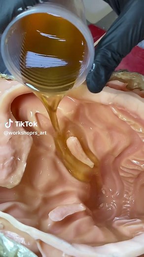 Custom Kitsune Mask with Egyptian Design