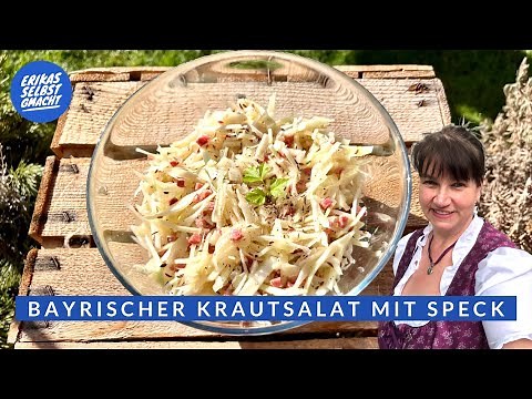 Bavarian coleslaw with bacon / Krautsalat