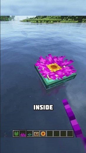 Decorative lotus in Minecraft #shorts