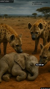 A Baby Elephant’s Playful Curiosity Turned Into a Deadly Trap—Until the Grass Suddenly Moved… The little one had just begun to master his shaky steps, wandering the savanna with innocent wonder. His mother lingered close, her trunk brushing him now and then—an unspoken promise: I’m here. But curiosity is dangerous. While the herd dug for roots and stripped acacia leaves, the calf’s eyes caught a butterfly glinting in the tall grass. Trumpeting with delight, he chased it, tumbling, tossing clumps