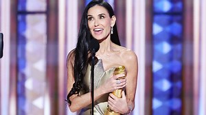 Demi Moore gives moving speech at Golden Globes on overcoming ‘low point'