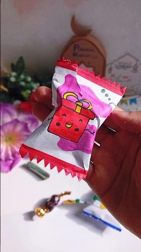 DIY Cute Candy 🍭 Wrapper ✨#diycraft #papercraft #candycraft #handmade #giftidea #shorts